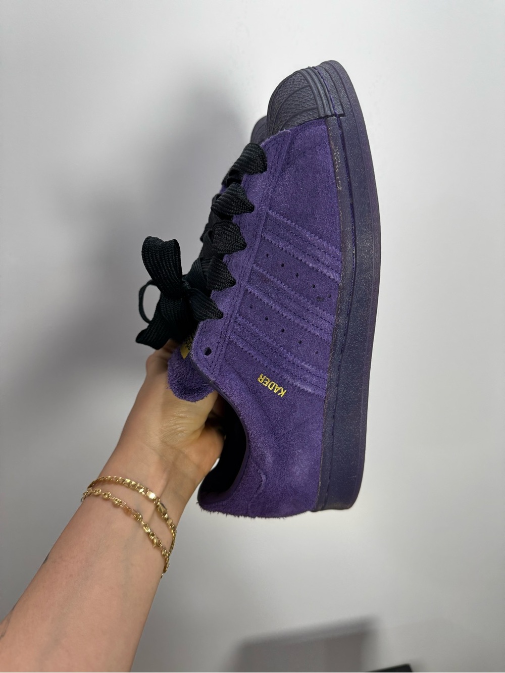 adidas Purple Superstar ADV  x kader size 8 - Picture 7 of 13
